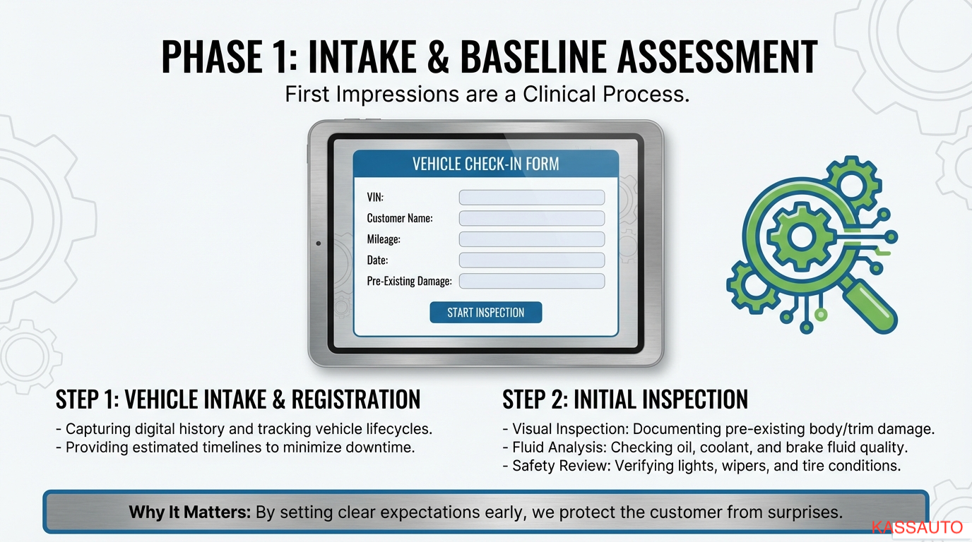 Phase 1 intake and baseline assessment workflow
